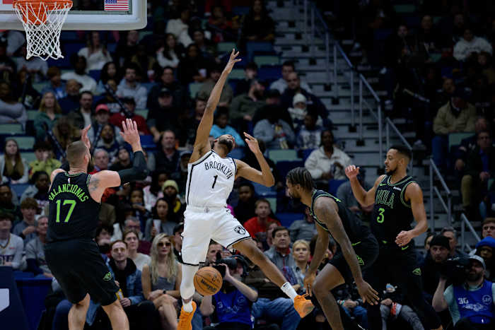 Brooklyn Nets forward Mikal Bridges